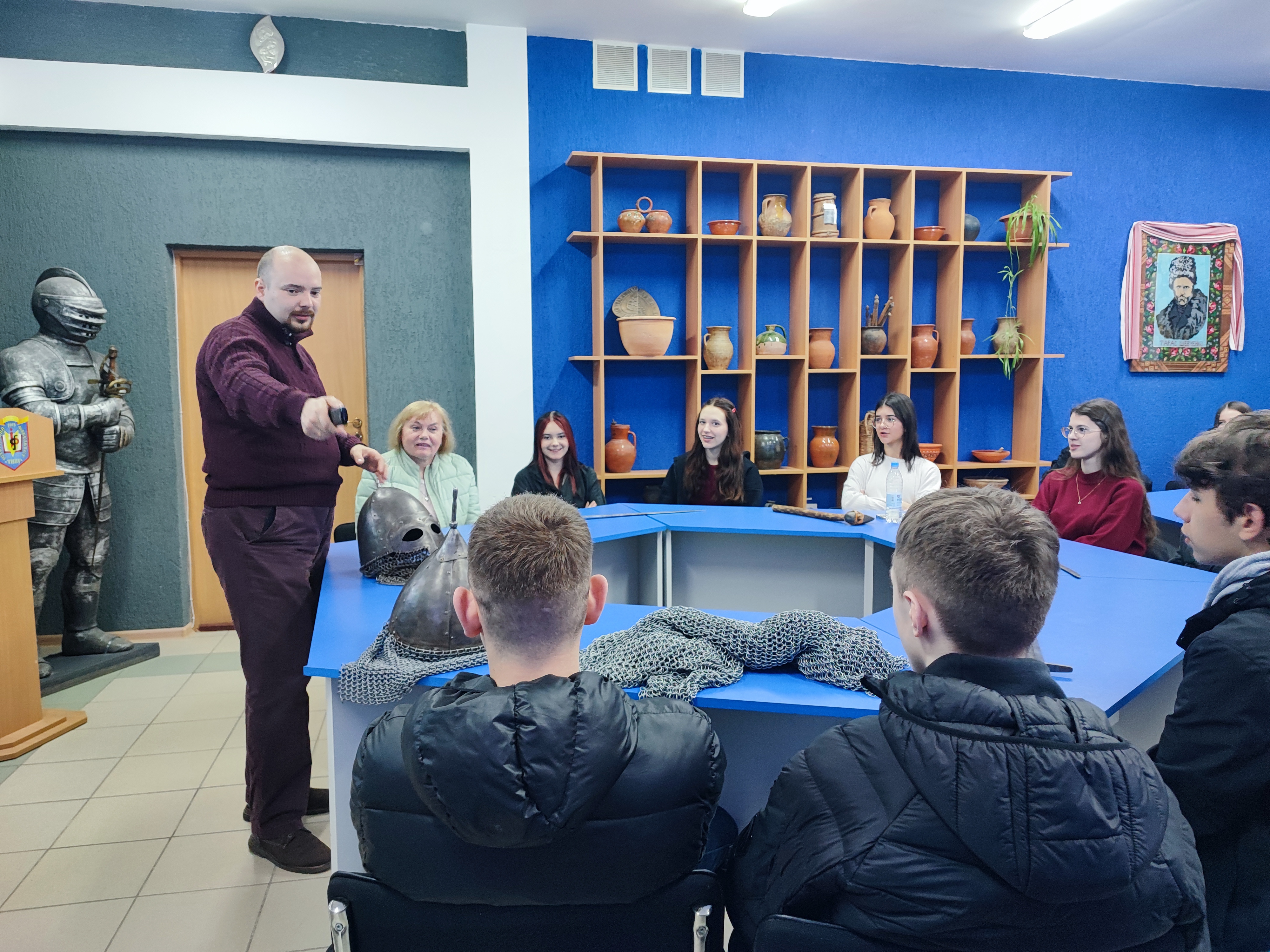 Баран Б. М. мотивує школяра на здачу НМТ